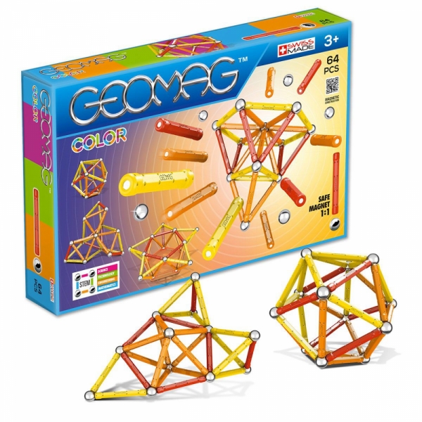 Geomag color 64 pièces